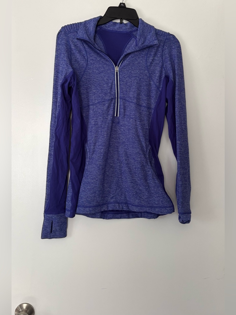lululemon athletica Heathered Purple Half-Zip Pullover